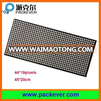 5V flexible LED matrix 44*19 pixels, 450*200mm size, ws2812b or sk6812 LED