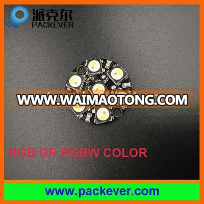 5V 23mm 7LED RGB RGBW ws2812 sk6812 small programmable LED pixel panel