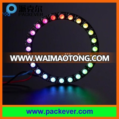 Programmable WS2812 SK6812 24 x 5050 RGB RGBW LED pixel ring