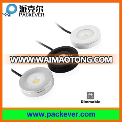 AC110V/220V round shape 3W surface mounted LED cabinet light