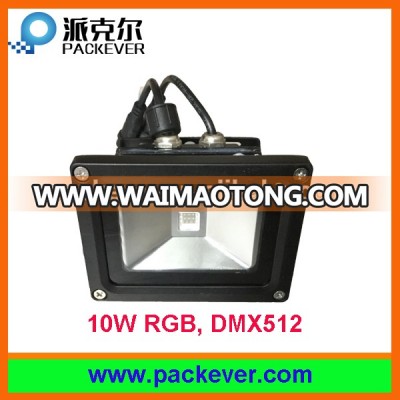 Shenzhen factory good quality DC 24V Rainproof IP65 RGB dmx512 led wall washer 10W