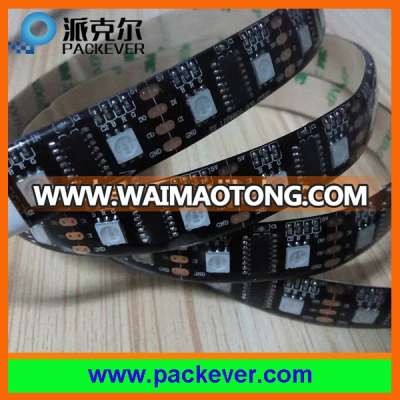 Shenzhen factory price programmable waterproof multi-color lpd8806 rgb digital led strip